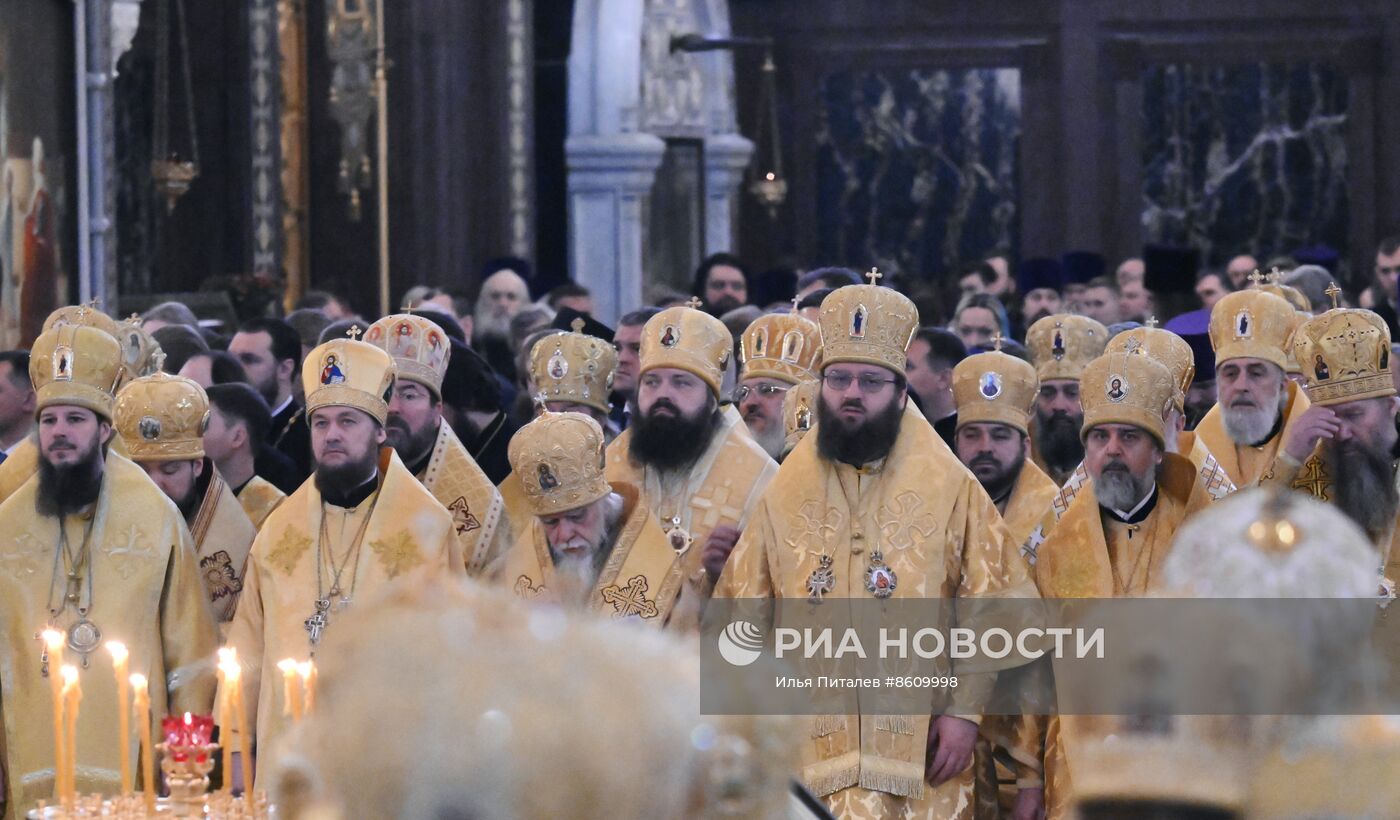 Пятнадцатая годовщина интронизации патриарха Кирилла