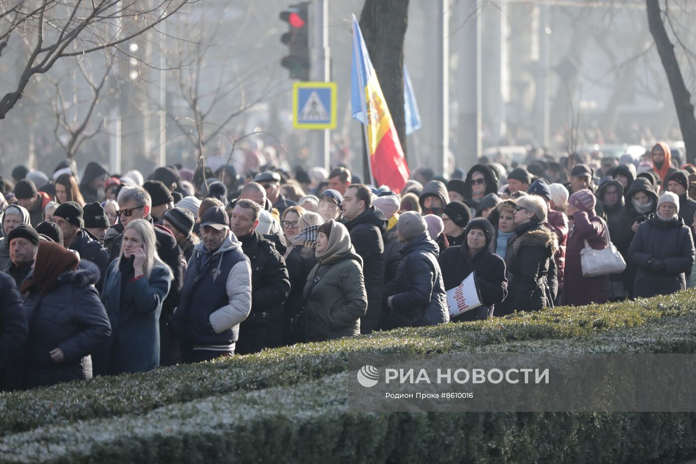 Акция протеста оппозиции в Кишиневе