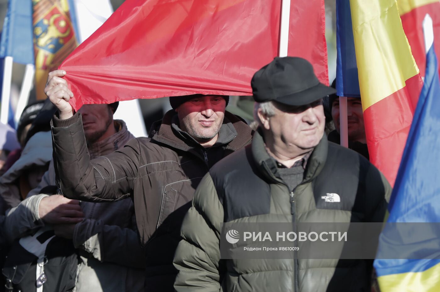 Акция протеста оппозиции в Кишиневе