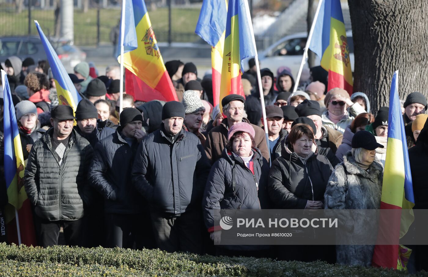 Акция протеста оппозиции в Кишиневе