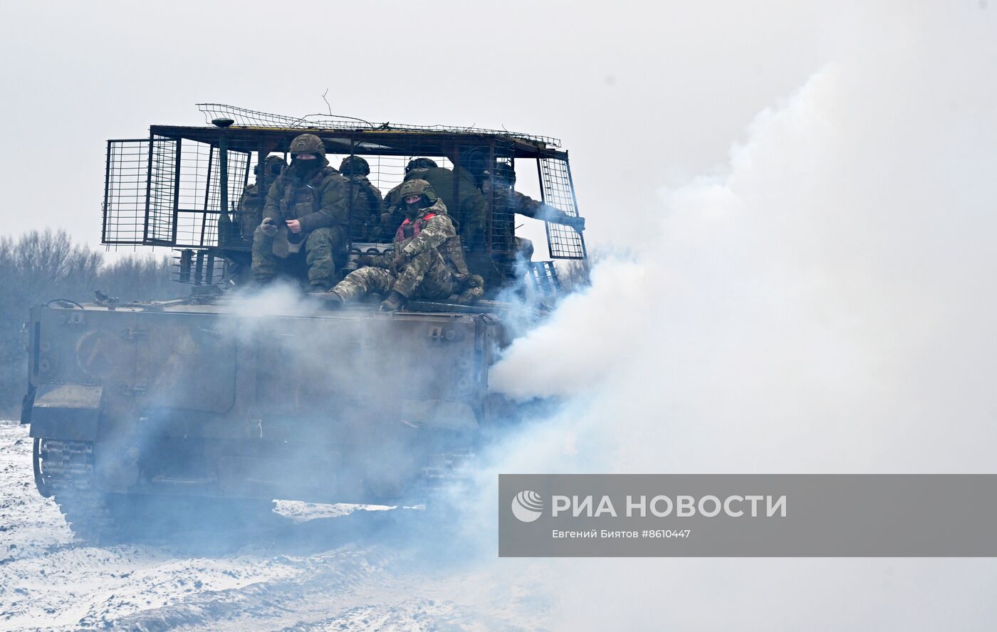 Боевая подготовка добровольческого отряда специального назначения "ВЕГА" в ЛНР