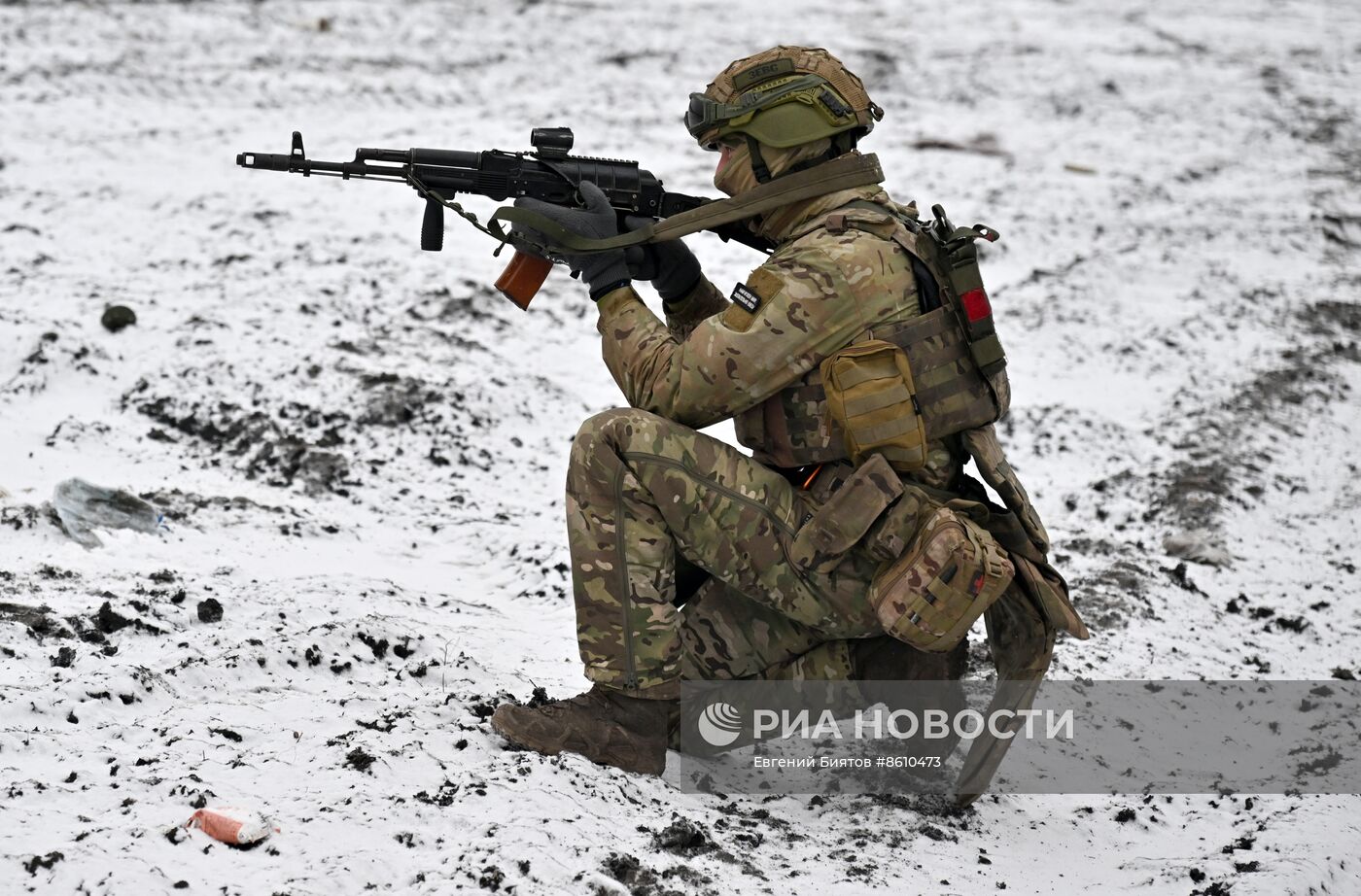 Боевая подготовка добровольческого отряда специального назначения "ВЕГА" в ЛНР