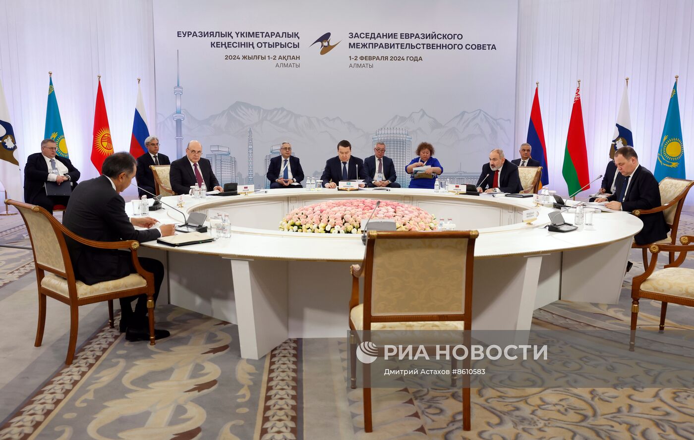 Премьер-министр РФ М. Мишустин принял участие в заседании Евразийского межправительственного совета в Алма-Ате