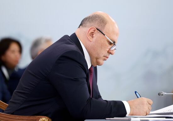 Премьер-министр РФ М. Мишустин принял участие в заседании Евразийского межправительственного совета в Алма-Ате