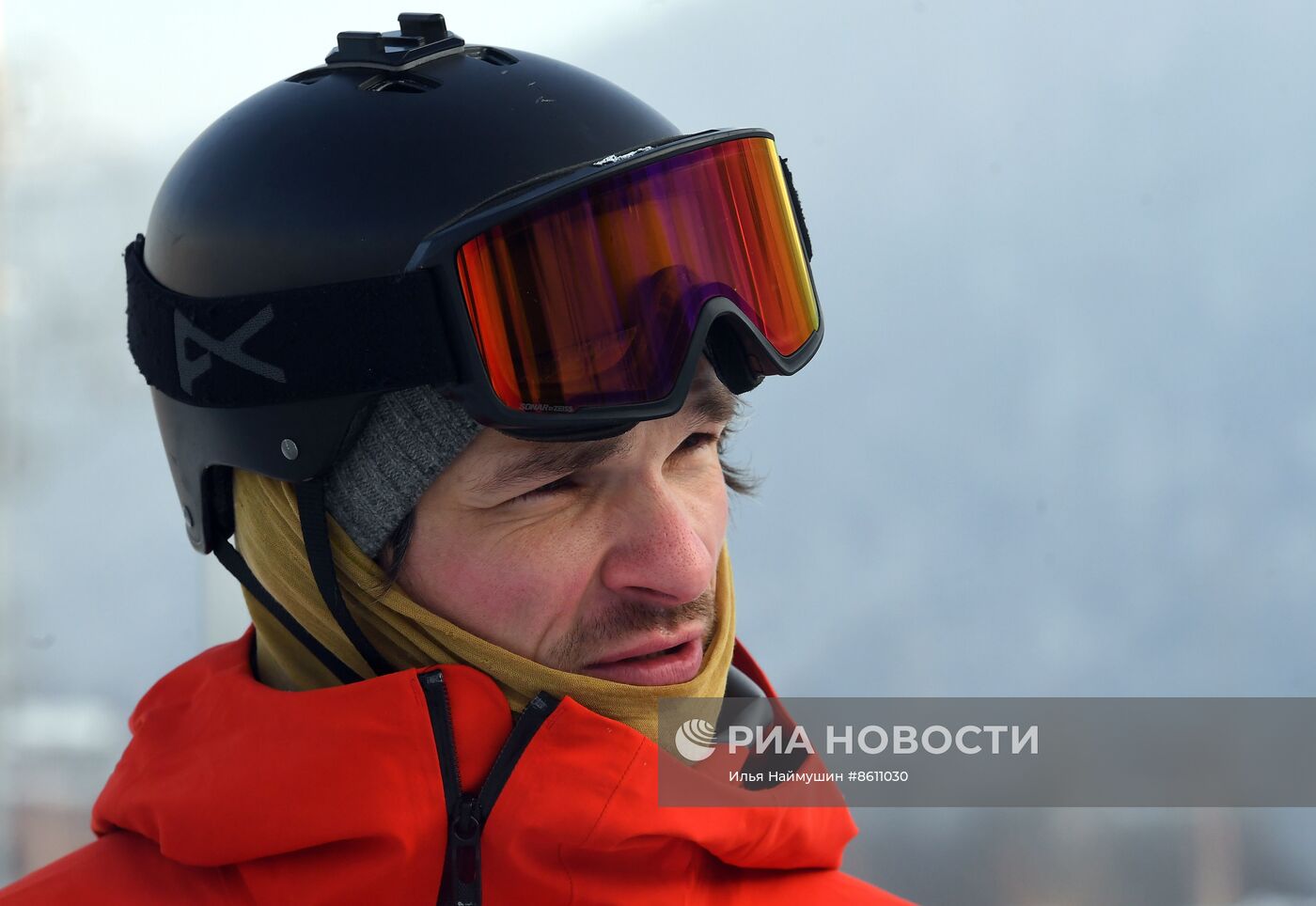 Открытие школы сноуборда олимпийского чемпиона В. Уайлда в Красноярске