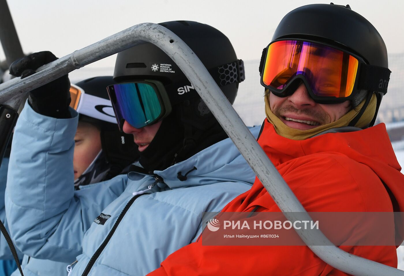 Открытие школы сноуборда олимпийского чемпиона В. Уайлда в Красноярске