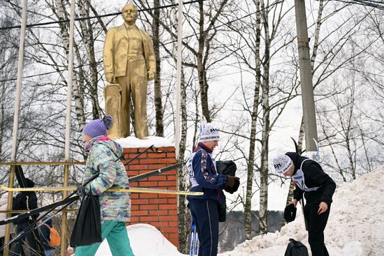 Спортивная гонка "Московская лыжня"