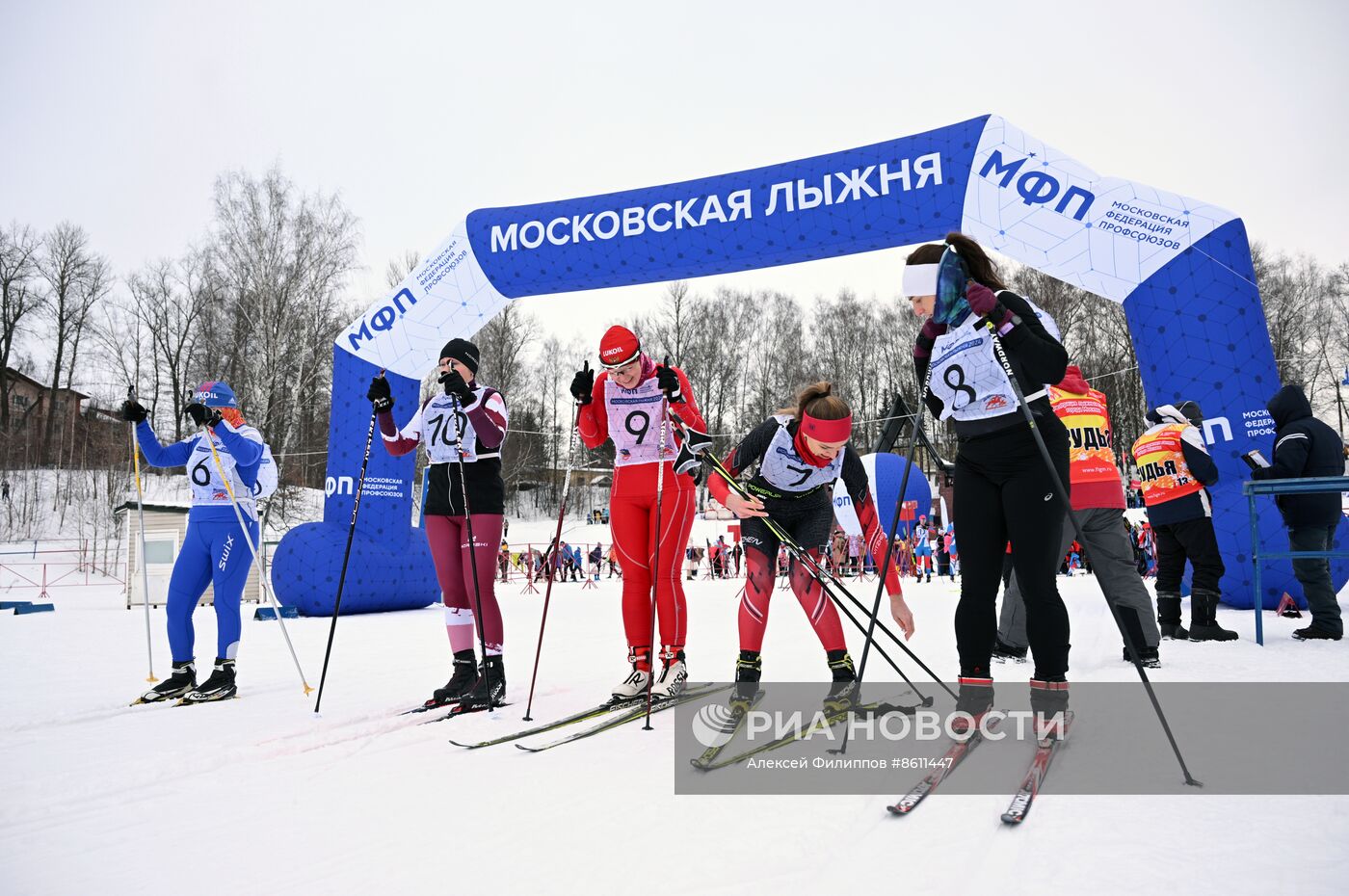 Спортивная гонка "Московская лыжня"