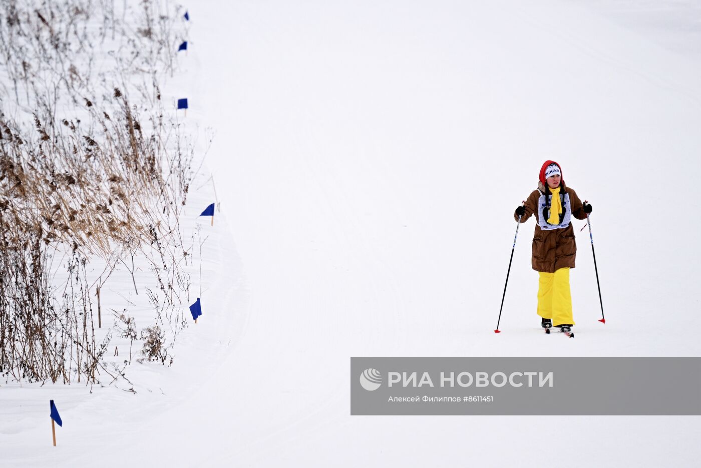 Спортивная гонка "Московская лыжня"