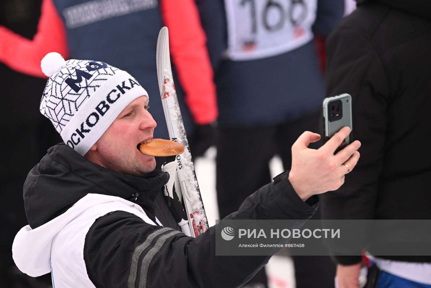 Спортивная гонка "Московская лыжня"