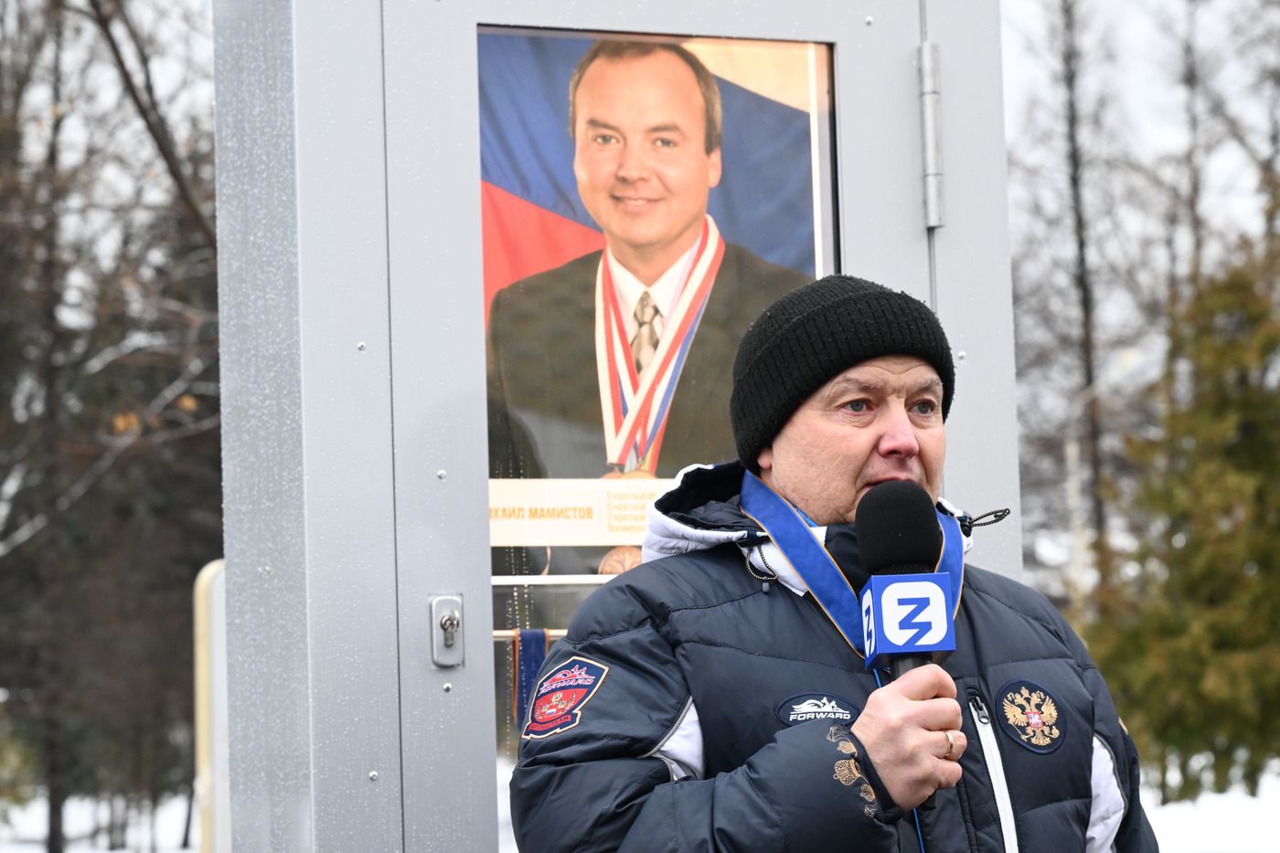 Выставка "Россия". Торжественное открытие новой экспозиции "Аллеи славы" и закладка медалей чемпионами