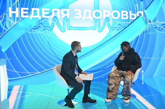 Выставка "Россия". Встреча с амбассадором Санкт-Петербурга, актером И. Глинниковым