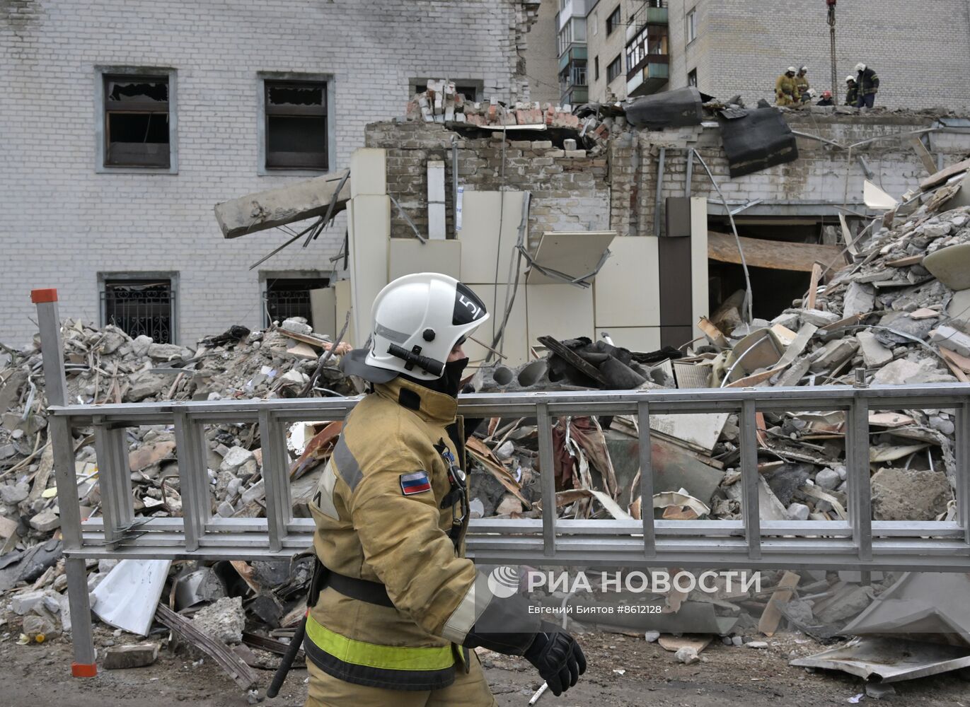Последствия удара ВСУ по Лисичанску в ЛНР