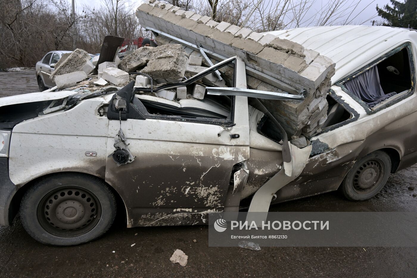 Последствия удара ВСУ по Лисичанску в ЛНР