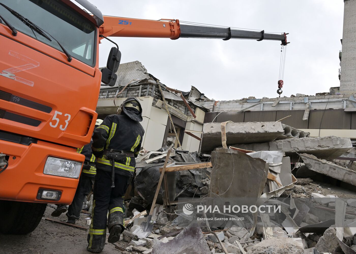Последствия удара ВСУ по Лисичанску в ЛНР