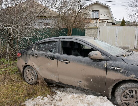 Последствия удара ВСУ по Лисичанску в ЛНР