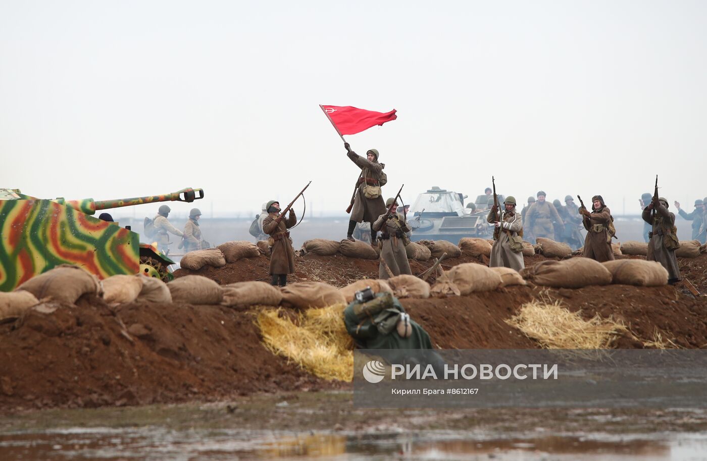 Историческая реконструкция, посвященная 81-й годовщине Сталинградской Победы