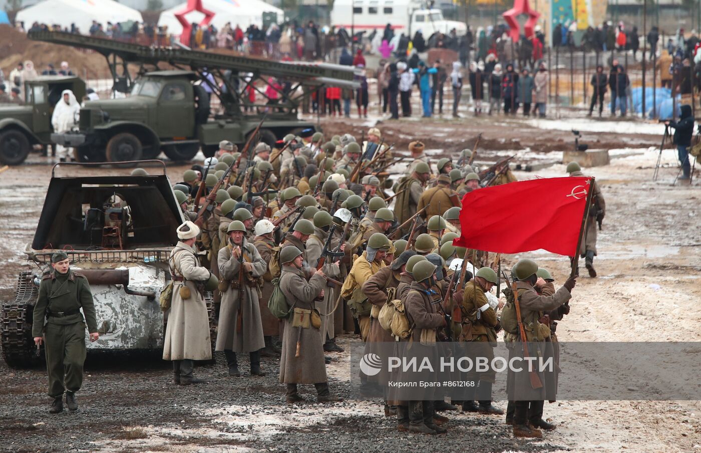 Историческая реконструкция, посвященная 81-й годовщине Сталинградской Победы