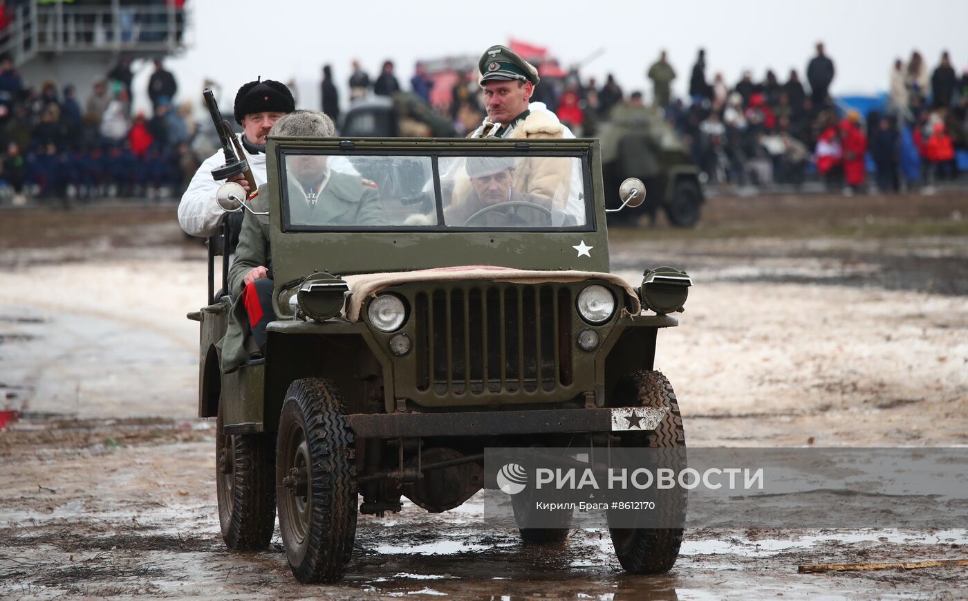 Историческая реконструкция, посвященная 81-й годовщине Сталинградской Победы