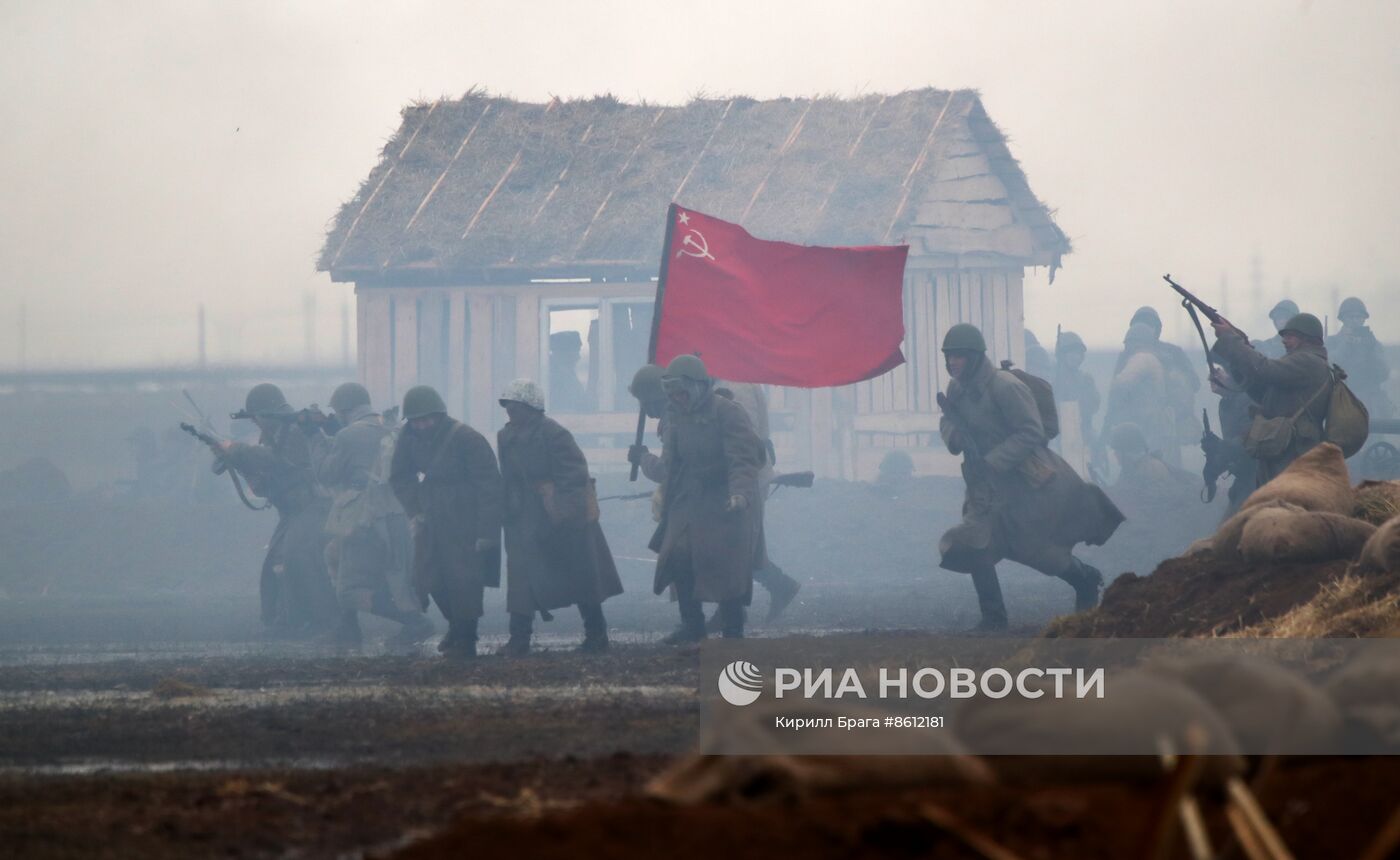Историческая реконструкция, посвященная 81-й годовщине Сталинградской Победы