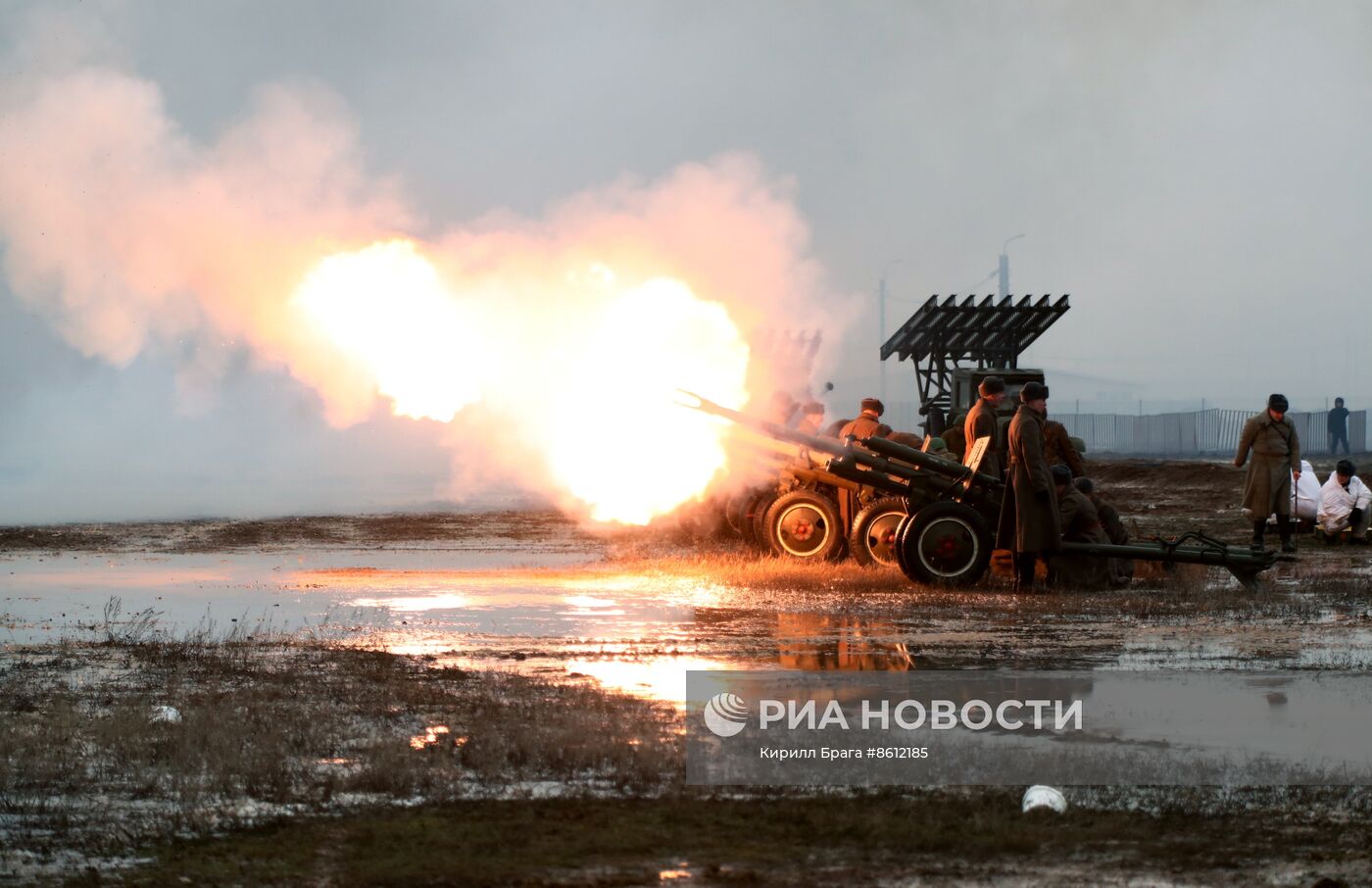 Историческая реконструкция, посвященная 81-й годовщине Сталинградской Победы