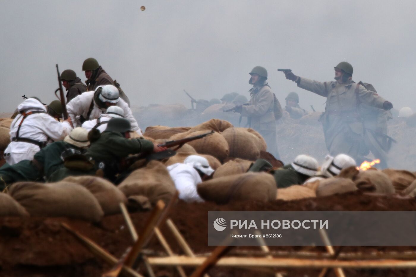 Историческая реконструкция, посвященная 81-й годовщине Сталинградской Победы