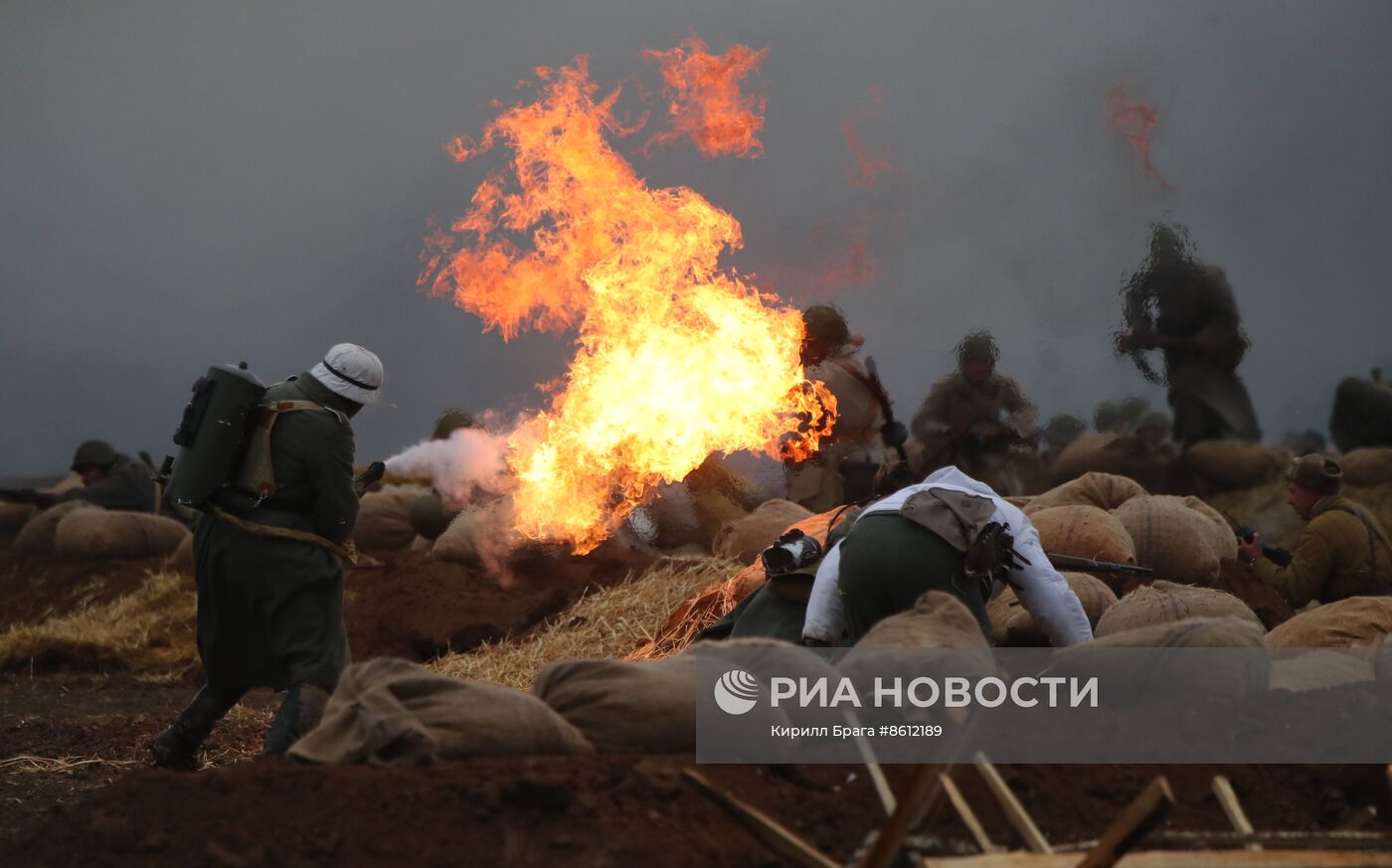 Историческая реконструкция, посвященная 81-й годовщине Сталинградской Победы