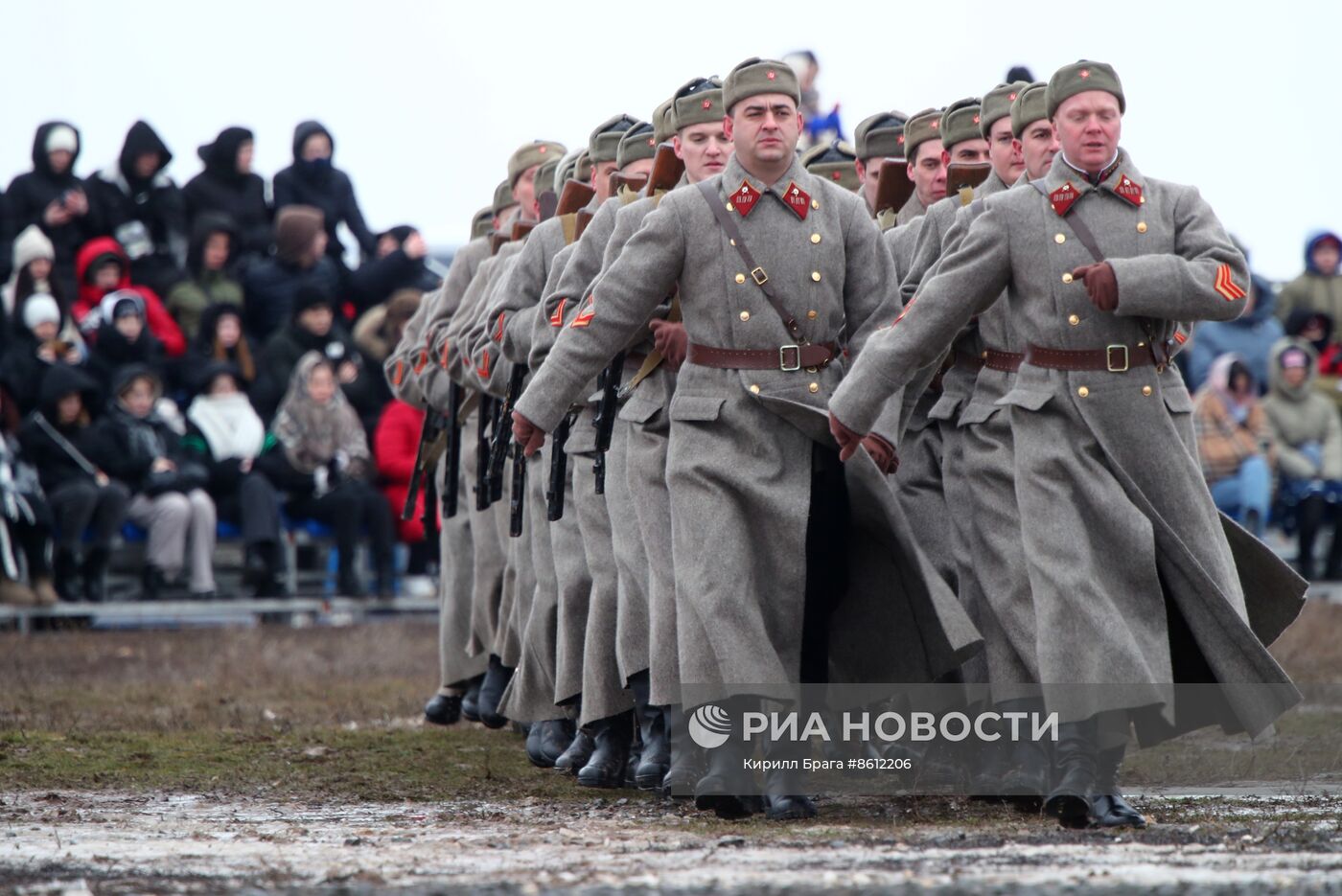 Историческая реконструкция, посвященная 81-й годовщине Сталинградской Победы