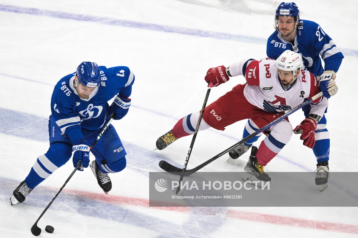 Хоккей. КХЛ. Матч "Динамо" - "Локомотив"