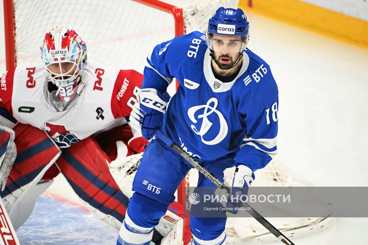 Хоккей. КХЛ. Матч "Динамо" - "Локомотив"