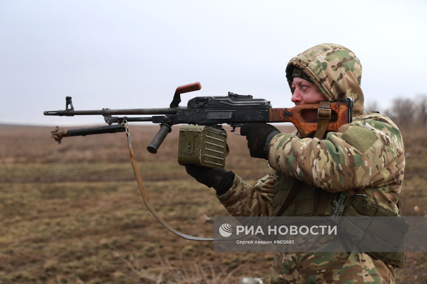 Учения штурмовиков добровольческого подразделения "Барс-13" в ДНР