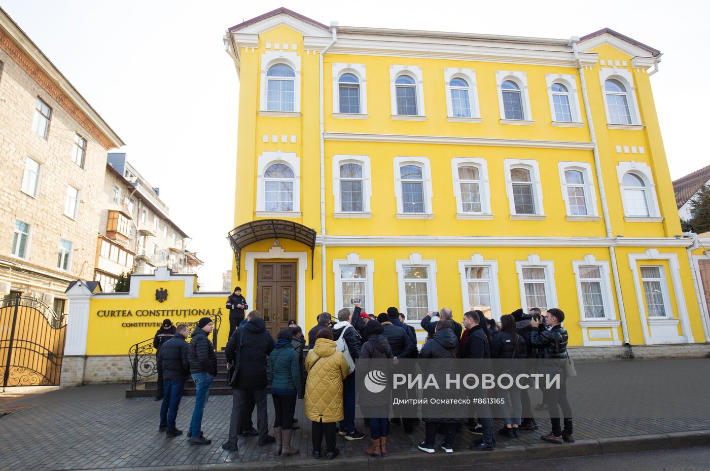 Представители Гагаузии провели пикет у здания Конституционного суда Молдавии