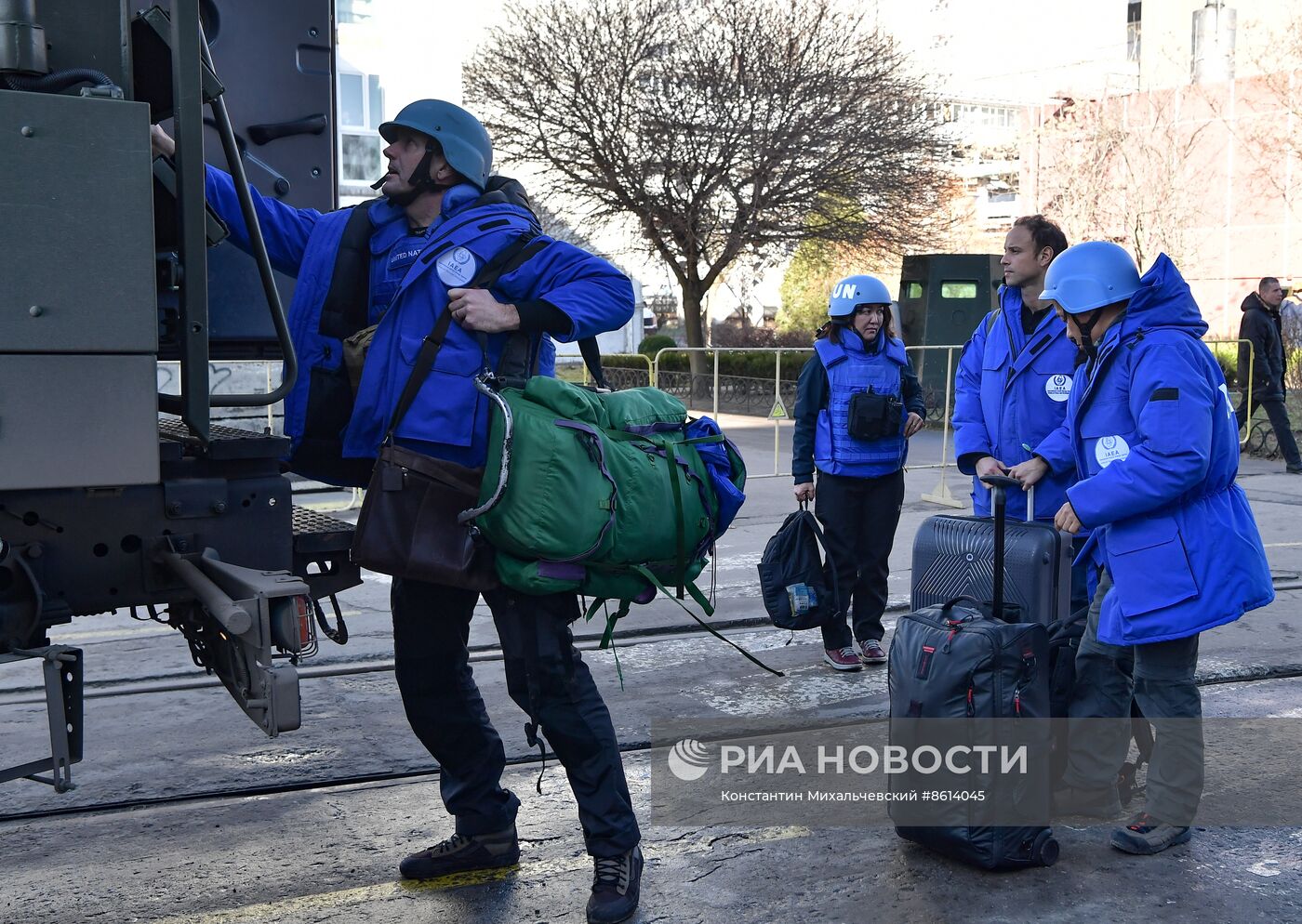 Гендиректор МАГАТЭ Р. Гросси посетил Запорожскую АЭС