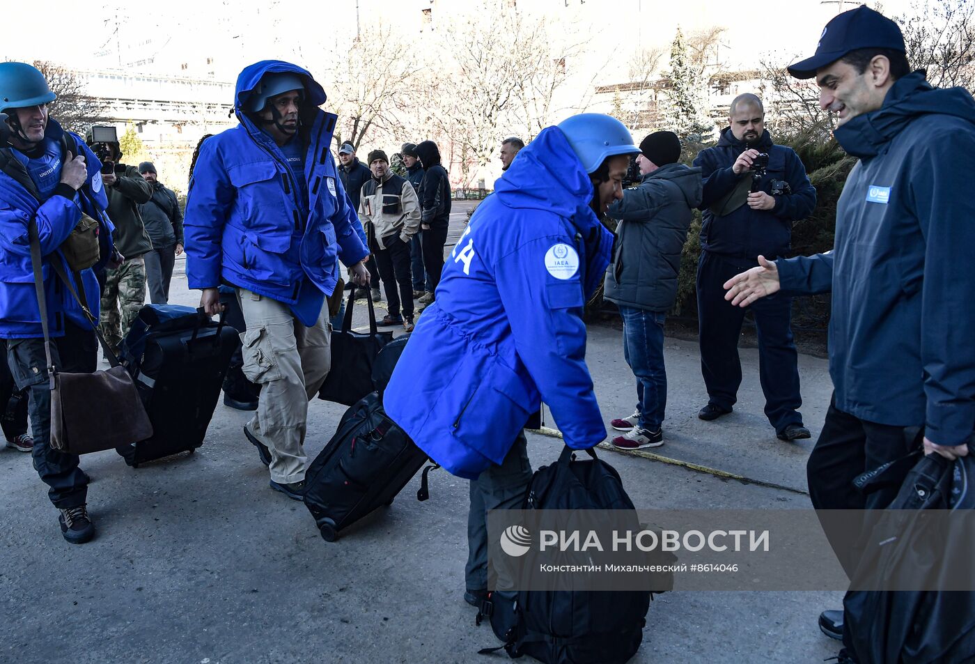 Гендиректор МАГАТЭ Р. Гросси посетил Запорожскую АЭС