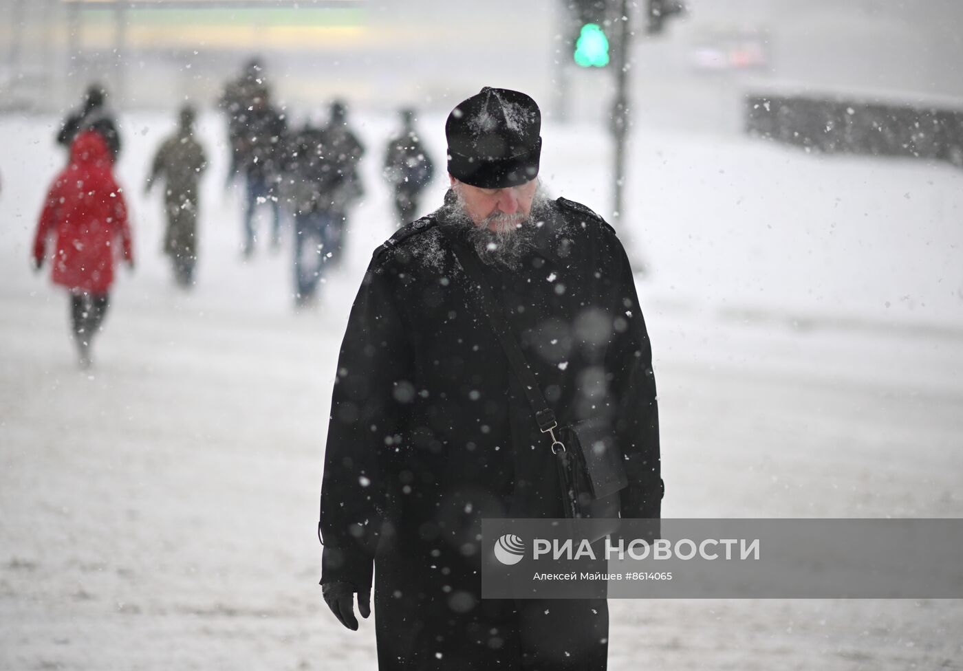 Снегопад в Москве