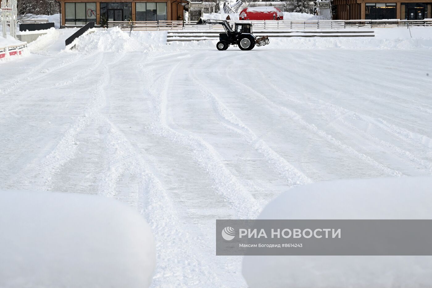 Рекордное количество снега выпало в Казани