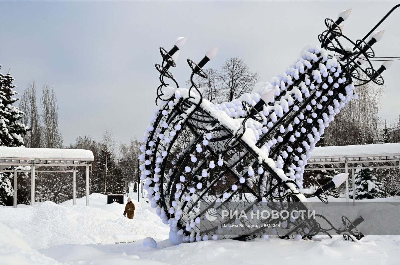 Рекордное количество снега выпало в Казани