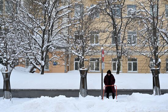 Рекордное количество снега выпало в Казани