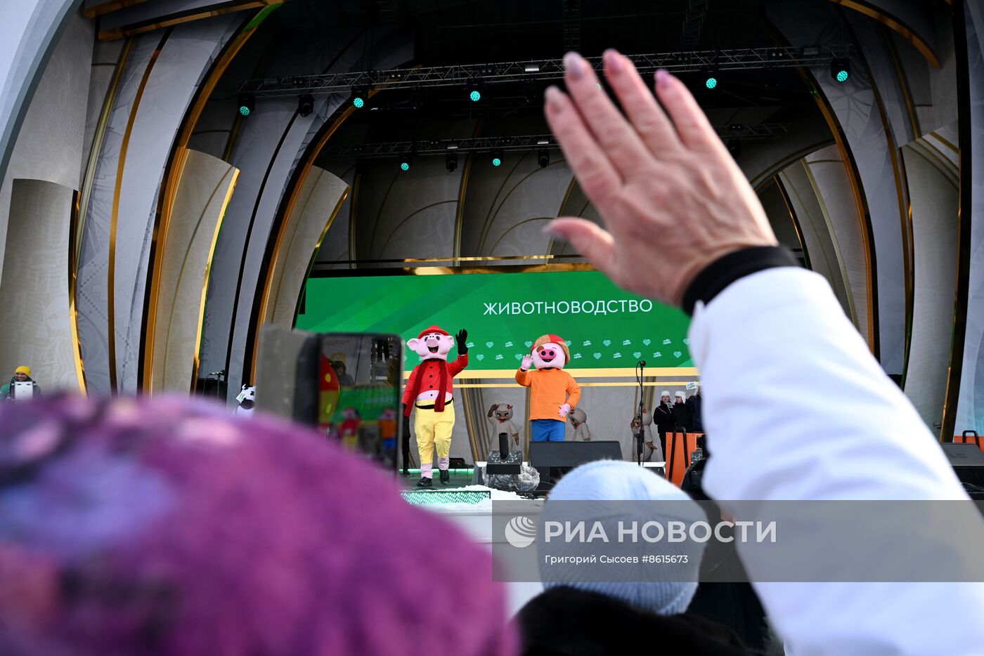 Выставка "Россия". Парад сельхозпродукции