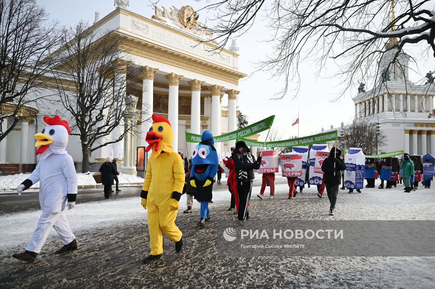 Выставка "Россия". Парад сельхозпродукции