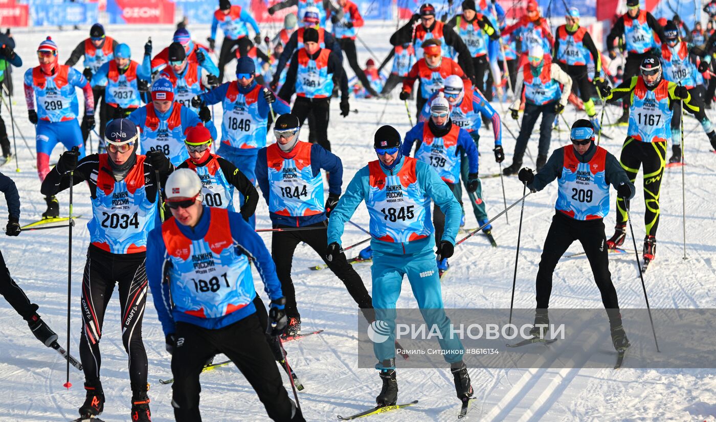 Всероссийская массовая лыжная гонка "Лыжня России - 2024" 