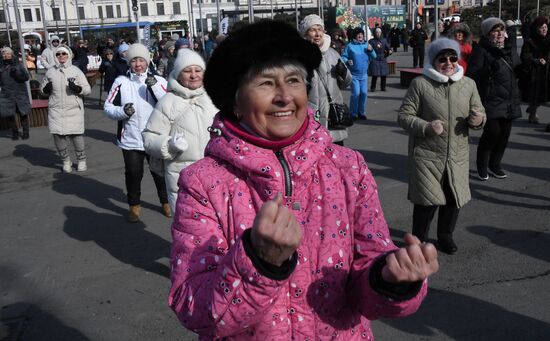 Празднование восточного Нового года во Владивостоке