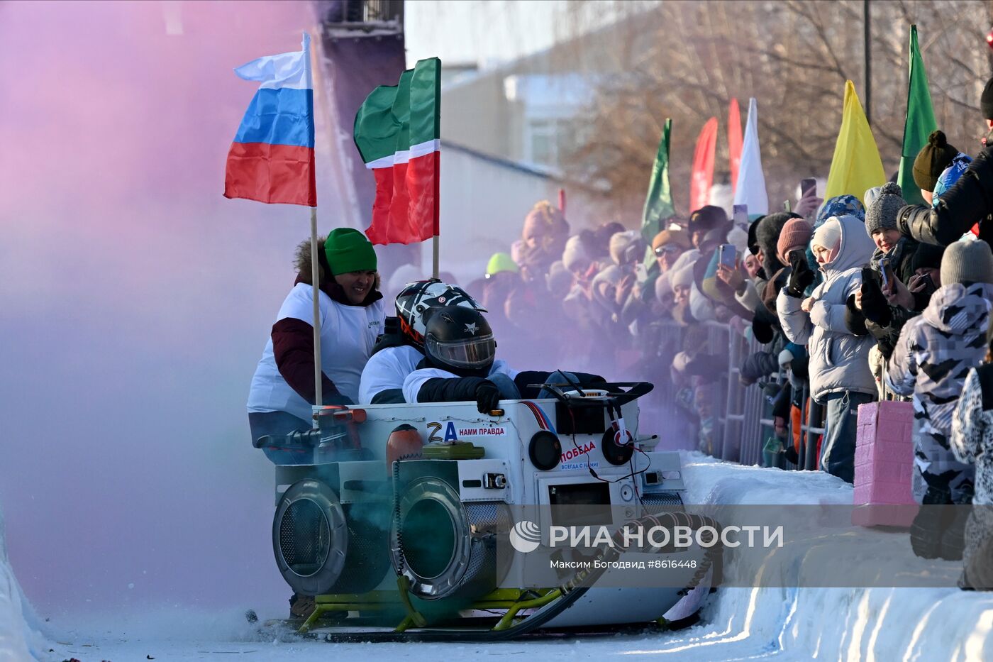 Фестиваль креативных санок "SunnyФест" в Татарстане