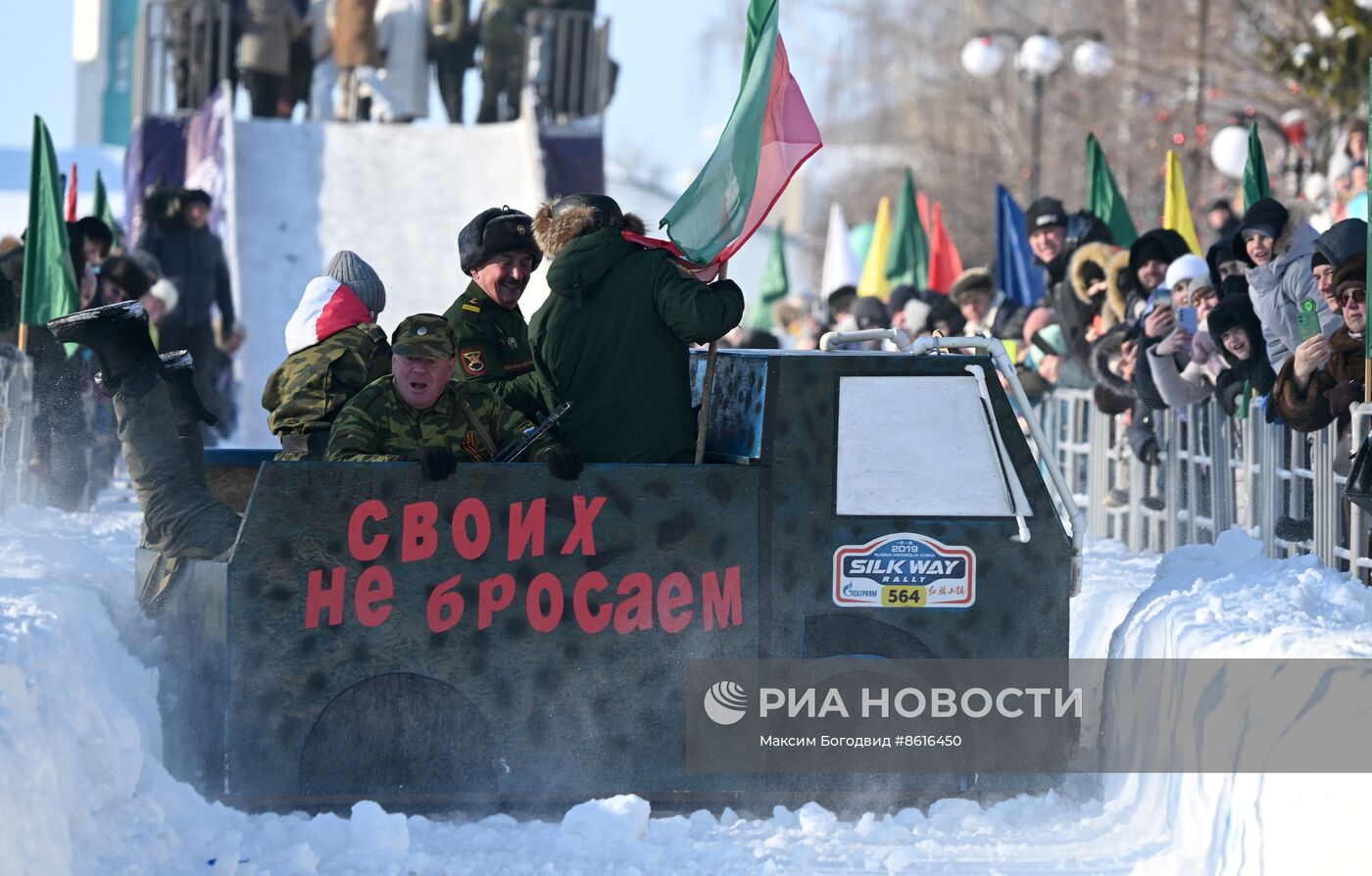 Фестиваль креативных санок "SunnyФест" в Татарстане 