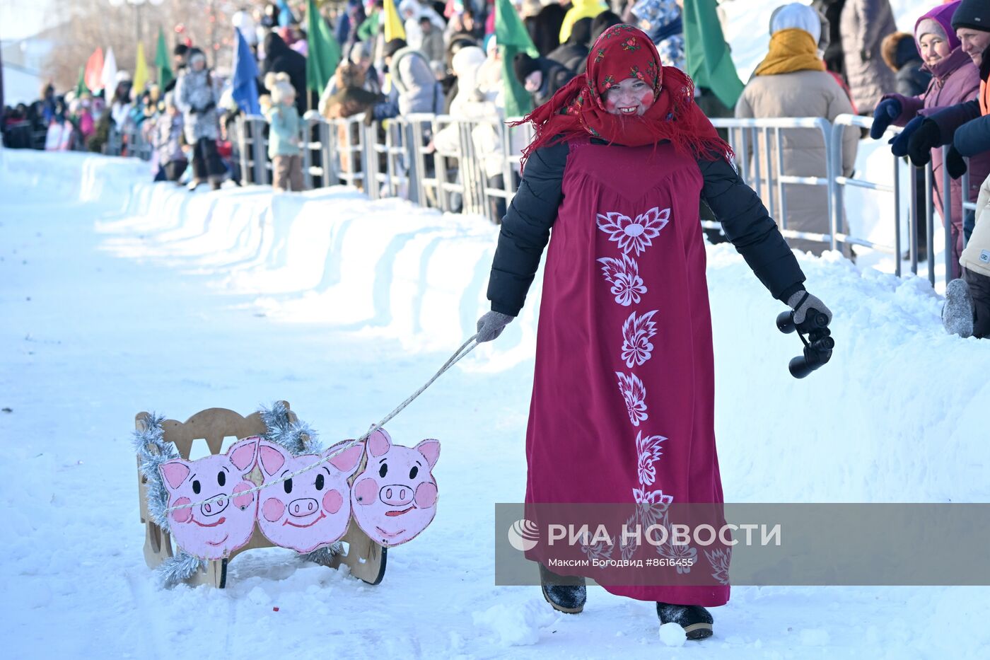 Фестиваль креативных санок "SunnyФест" в Татарстане
