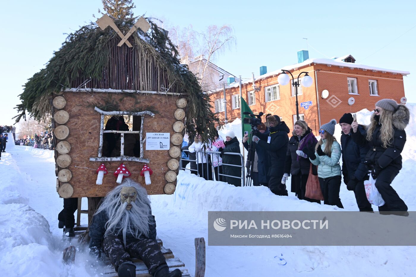 Фестиваль креативных санок "SunnyФест" в Татарстане 