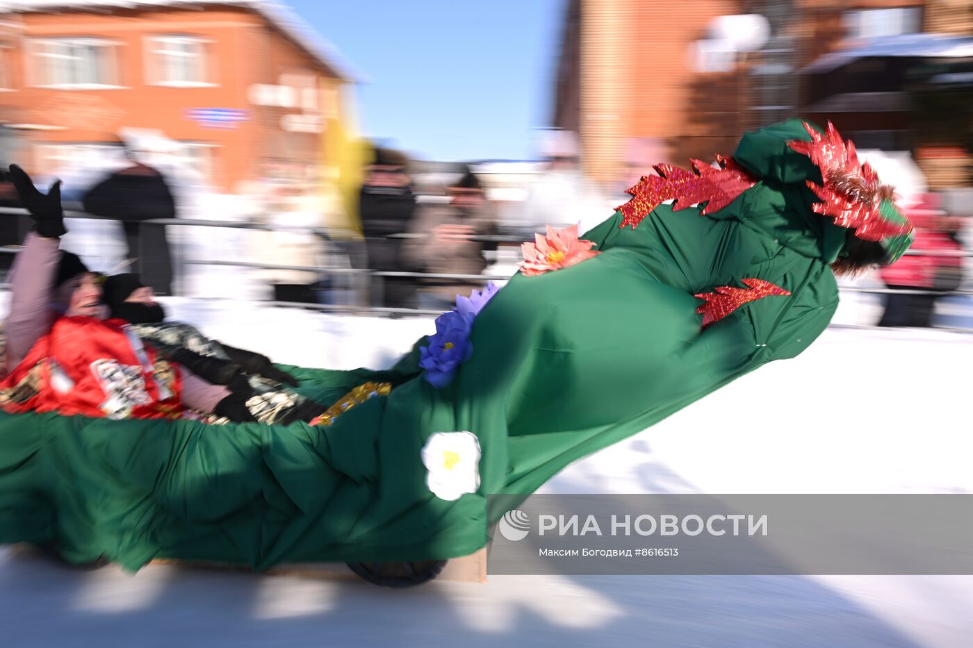 Фестиваль креативных санок "SunnyФест" в Татарстане