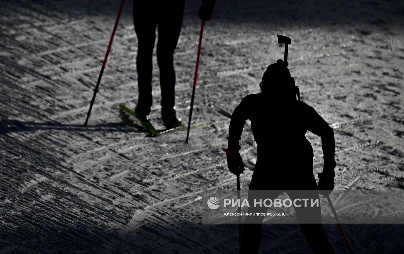 "Спартакиада сильнейших". Биатлон. Гонка преследования. Женщины