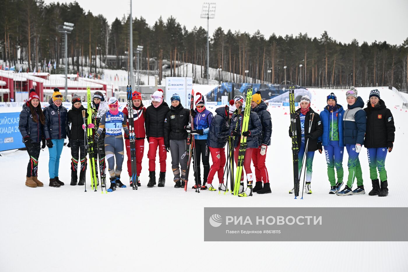 Спартакиада сильнейших. Лыжные гонки. Эстафета 4х7.5. Женщины