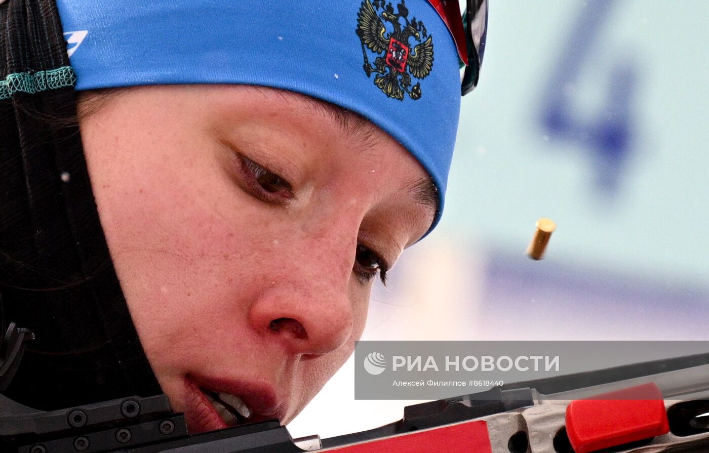 Спартакиада сильнейших. Биатлон. Индивидуальная гонка. Женщины